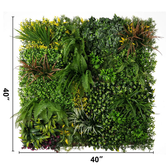24pcs Artificial Boxwood Hedge Wall Panels Greenery Privacy Fence Panel Grass for Indoor Outdoor Home Garden Wedding Decor